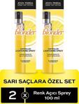 John Frieda Sarı Saçlara Özel Renk Açıcı Sprey 100 Ml 2'Li