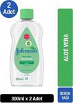 Johnson's Baby Aloe Veralı 300 ml 2'li Bebek Yağı