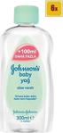 Johnson's Baby Aloe Veralı 300 ml 6'lı Bebek Yağı