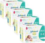 Johnson's Baby Cottontouch 72 Yaprak 3'lü Paket 4 Adet Islak Mendil