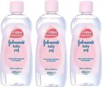 Johnson'S Baby Nemlendirici 300 Ml 3'Lü Bebek Yağı