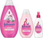 Johnson'S Işıldayan Parlaklık Şampuan 500 Ml + Johnson'S Işıldayan Parlaklık Saç Kremi 300 Ml + Johnson'S Işıldayan Parlaklık Kolay Tarama Spreyi 200 Ml Bebek Bakım Seti