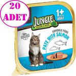 Jungle Kedi Yaş Mama Balıklı Ezme 100 Gr 20 Ad