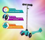 Jusso Led Işıklı Yükseklik Ayarlı 3 Tekerli Scooter - Mavi