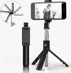 K07 Selfi Tripod Kumandalı Bluetooth Selfie Çubugu Stand