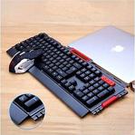 Kablosuz Oyuncu Klavye Mouse Seti̇ Mekani̇k Hi̇sli̇ Klavye Portati̇f Klavye Mouse Seti̇ Pg 8013