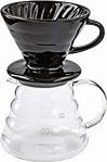 Kahvehanem V60 02 Kahve Demleme Tanışma Seti - Siyah (Dripper + 600 Ml Kahve Sürahisi)