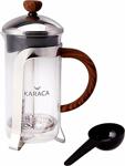 Karaca Coffee Bean Wooden 600 Ml French Press