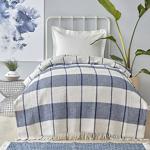 Karaca Home Carmen Lacivert Waffle Pamuk Throw