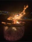 Karadağ Taşınabilir Ateş Çukuru Bahçe Şöminesi Krom Paslanmaz Çelik Açık Kamp Ateşi New Ateş Kovas