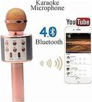 Karaoke Mikrofon Bluetooth Hoparlör Aux Usb Mikro Sd Kart Girişli