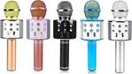 Karaoke Mikrofon Bluetoothlu Mikrofonlu Sihirli Bluetooth Hoparlör Kablosuz Mikrofonu Mp3 Çalar Aux