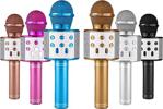 Karaoke Mi̇krofon Ve Bluetooth Hoparlör Pi̇nk