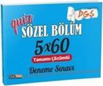 Kariyer Meslek Yayıncılık Kariyer Meslek Yayınları Dgs Quiz Sözel Bölüm Tamamı Çözümlü 5X60 Deneme Sınavı