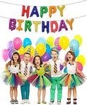 Karnaval Rengarenk Happy Birthday Folyo Balon Set