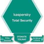 Kaspersky Total Security 2021-3 Cihaz 1 Yıl