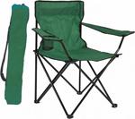 Katlanabilir Kamp Sandalyesi Piknik Sandalyesi Taşıma Çantalı (Yeşil)