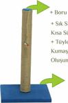 Kedi Tırmalama Tahtası - 40 Cm - Kırmızı