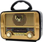 Kemai Md-1905Bt Bluetooth Usb Sd Kart Desteği Nostaljik Radyo