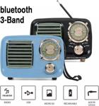 Kemai Md-309bt Bluetooth Hoparlör Retro Tip Fm Radyo Aux Usb Tf