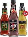 Kemal Kükrer Acı Sos -(İsot+Hot Sauce+Jalepeno)60 Ml 3' Lü Paket