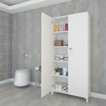 Kenzlife Mutfak Dolabı Çilem 188X090X032 Byz Kilitli Ayaklı Banyo Evrak Ofis Kitaplık Ayakkabılık Ki