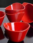 Keramika Kırmızı Bayrak Tigela Çerezlik/sosluk 11 Cm 6 Adet