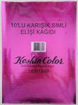 Keski̇n Color A4 10'Lu Karışık Renk Simli El Işi Kağıdı 180013-99