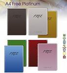 Keskin Color Platinum Free Plastik Kapak A4 80 Yaprak Kareli Spiralli Defter