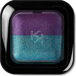 Kiko 2'Li Göz Farı - Bright Duo Baked Eyeshadow 09 Pearly Emerald - Metallic Violet