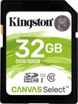 Kingston 32 Gb Canvas Select Sdhc Uhs-I Sds/32 Gb Hafıza Kartı