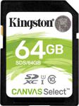 Kingston 64 Gb Canvas Select Sdxc Uhs-I Sds/64 Gb Hafıza Kartı