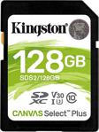 Kingston Canvas Select Plus 128Gb 100Mb/S C10 Uhs-I U1 V10 Sds2/128Gb Sd Kart