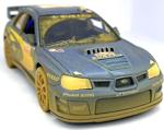 Kinsmart Subaru Impreza Wrc 2007 (Çamurlu) - Çek Bırak 5Inch. Lisanslı Model Araba, Oyuncak Araba 1:36