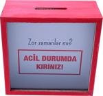 Kirmizi Acİl Durum Kumbara