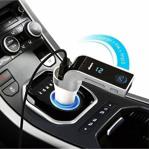 Kısmet 2020 Yeni Model Bluetooth 4.1 Araç Kiti Car G7 Fm Transmitter Çakmaklık Girişli Mp3 Çalar Usb Aux Bt