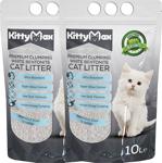 KittyMax Marsilya Sabunlu Bentonit 2 x 10 lt Kedi Kumu