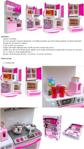 Kkd Oyuncak Mutfak Seti Açılır Kapak Barbie Bebeğe Uygun Set