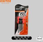 Knitex Ktx-408 Alyan Anahtar Takımı 9 Parça Uzun Boy Alyan Seti