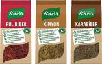 Knorr Baharat Serisi Pul Biber 65Gr+Karabiber 60Gr+Kimyon 65Gr