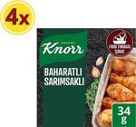 Knorr Baharatlı & Sarımsaklı Tavuk Çeşnisi 34 Gr X 4 Adet