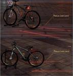Knt Bisiklet Lazer Güvenlik Şeriti Led Stop Lambası 7 Fonksiyon 5 Led Pra-764990-