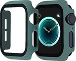 Kny 75849113 Apple Watch 40Mm İçin Full Kaplayan Çerçeveli Ekran Koruyucu Gard Kapak Yeşil Ekran Koruyucu