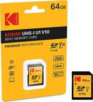 Kodak Sd 64Gb Uhs1 U1 V10 Premium Performans Sd Hafıza Kartı