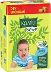 Komili Bebe 3 Beden Midi 72 Adet Bebek Bezi