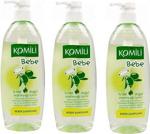 KOMİLİ BEBE ŞAMPUAN BEBEK ÇOCUK ŞAMPUANI ZEYTİNYAĞLI 750ml x3