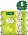 Komili Soft Islak Havlu 4X70'Li 8 Adet