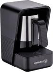 Korkmaz A863 Moderna Siyah/Satin Kahve Makinesi