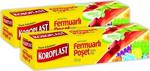 Koroplast Büyük Boy 26X28 Cm 10 Adet 2'Li Paket Fermuarlı Buzdolabı Poşeti