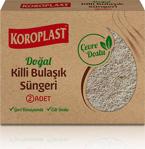 Koroplast Doğal 2'Li Killi Bulaşık Süngeri